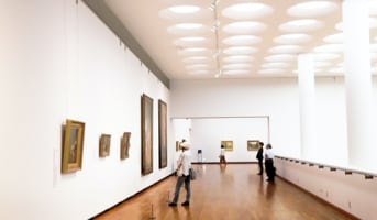 Overview of the exhibition on the first floor of the gallery